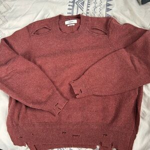 Rust Knit Sweater